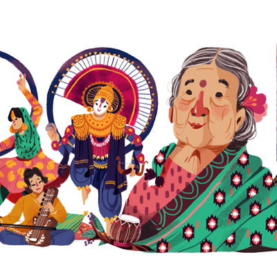 Google Celebrates Kamaladevi Chattopadhyay's Birthday with a Doodle