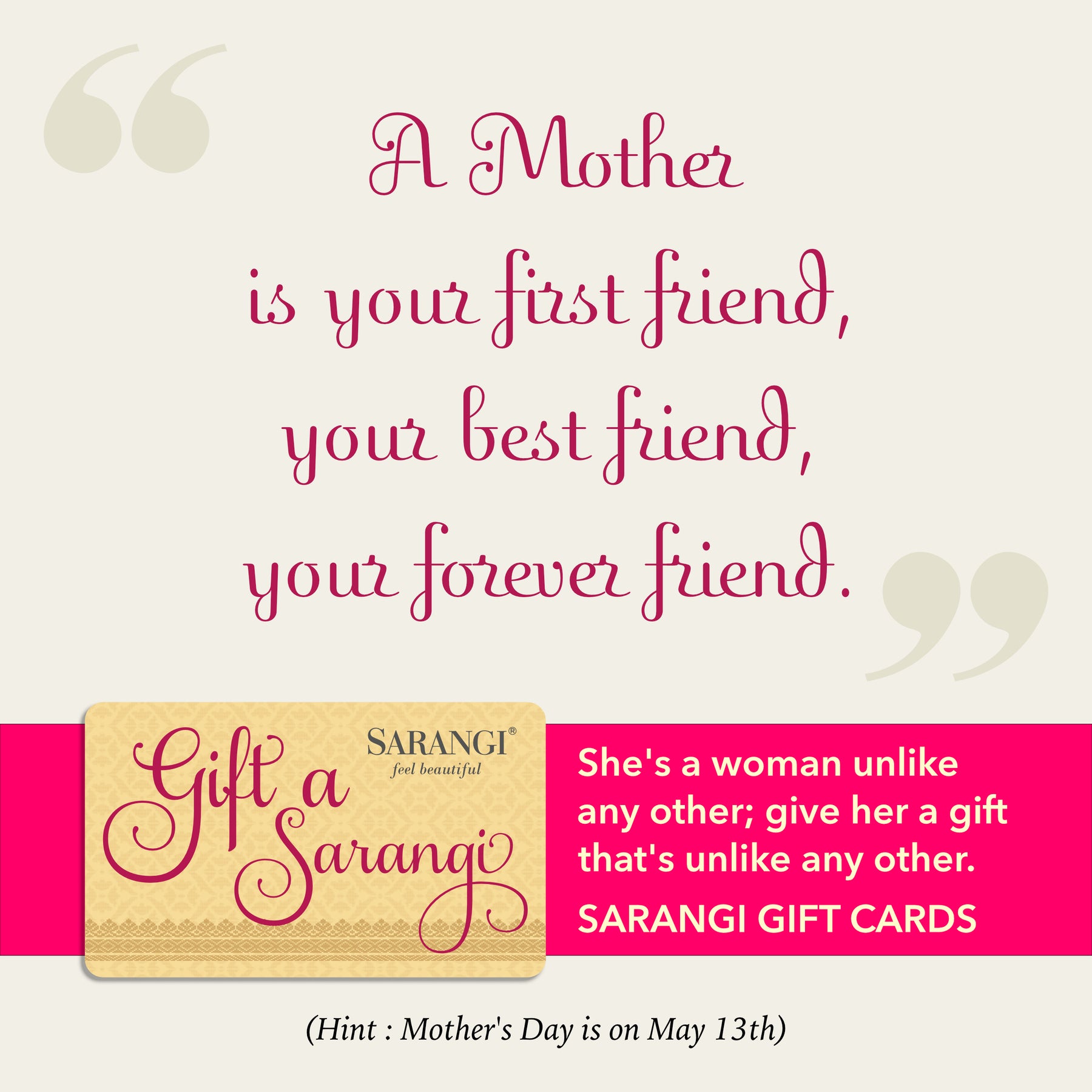 Send Mom Love; Gift Her a Sarangi Saree