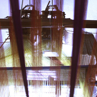 The Grid and Grit of Silk – on the Loom