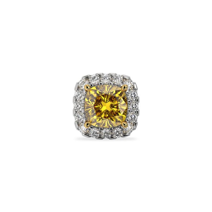 Golden Radiance Diamond Earring
