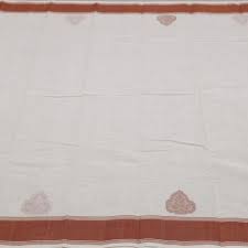 Sarangi Handwoven Kanchi Cotton Sari - 1272931WHI