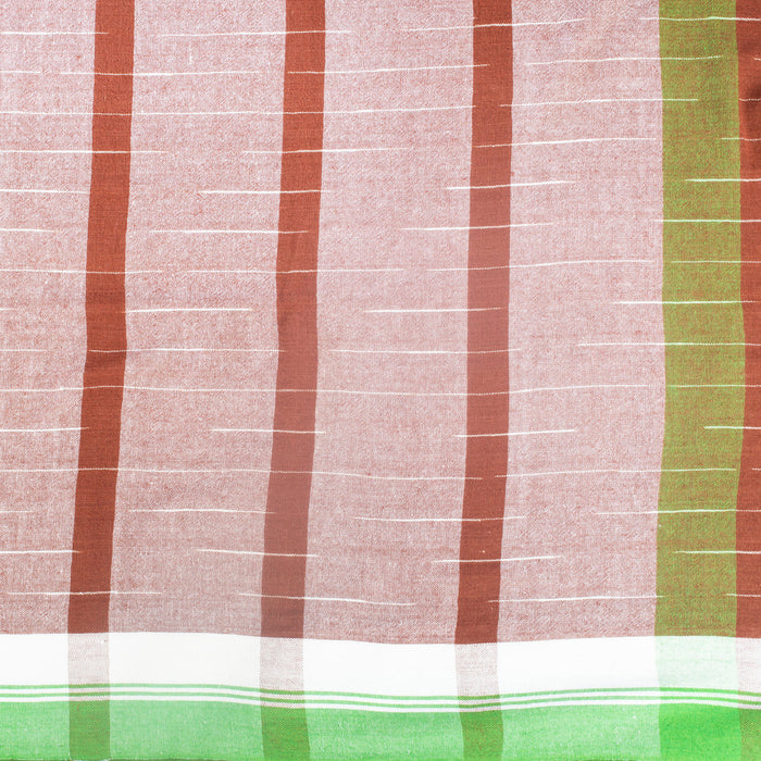 Sarangi Handwoven Soft Cotton Sari - 1272938MUL